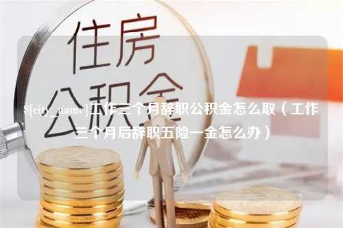 眉山工作三个月辞职公积金怎么取（工作三个月后辞职五险一金怎么办）